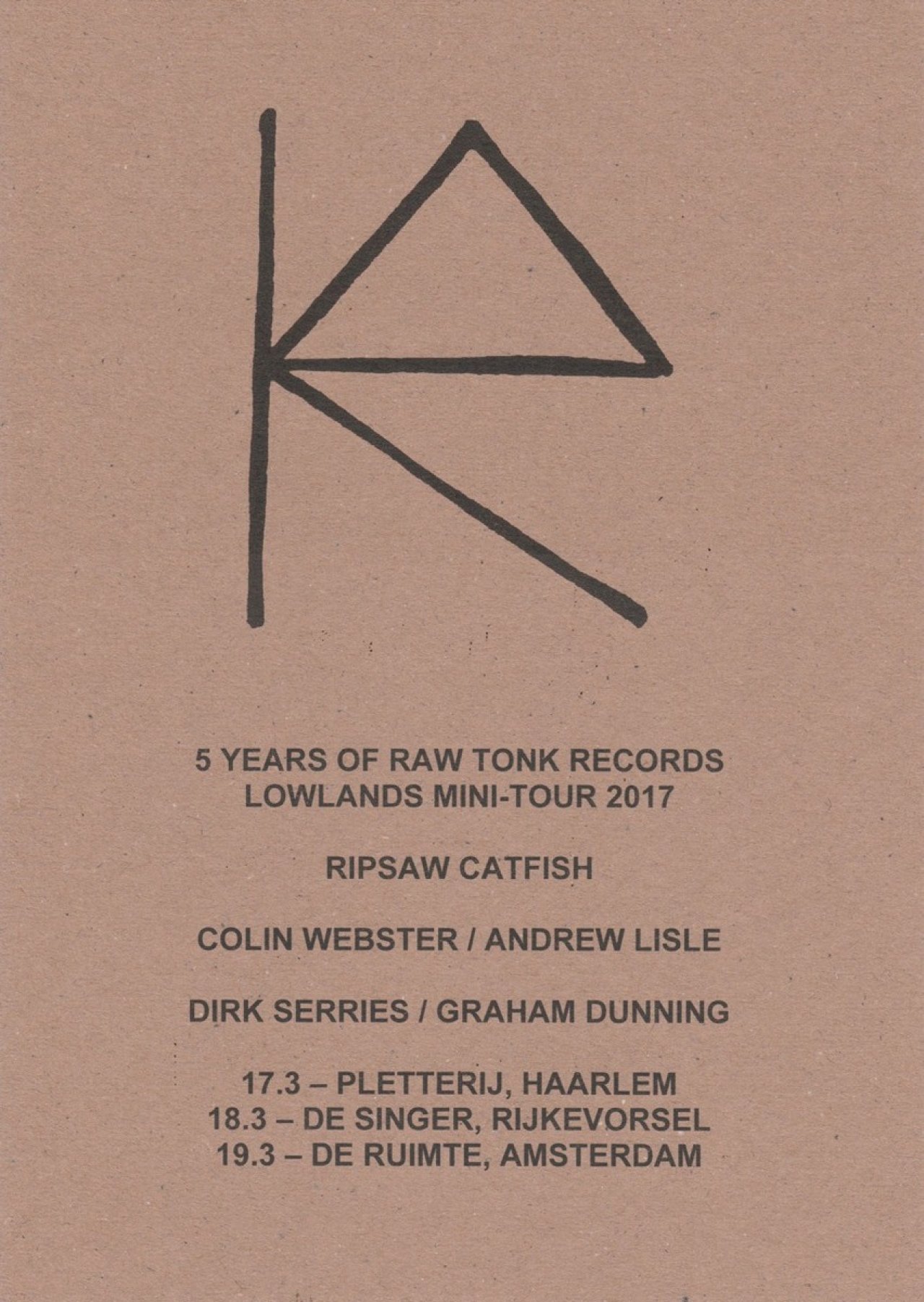 Raw Tonk Records 5th anniversary